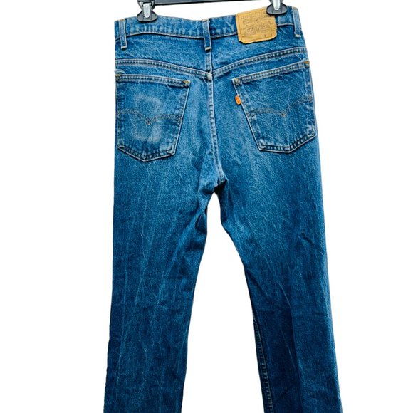 Levi's Vintage 20517 Orange Tab Straight Leg Men's Jeans Denim Blue - 33 x 36 - Picture 3 of 8